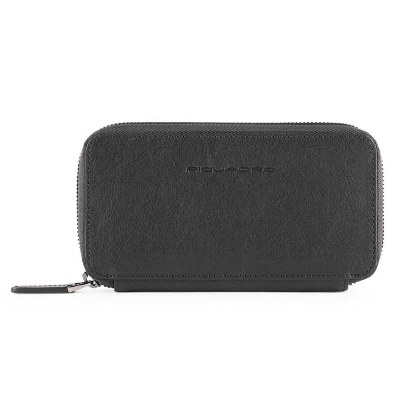 

Сумочка для смартфона Piquadro Black Square Black с RFID защитой