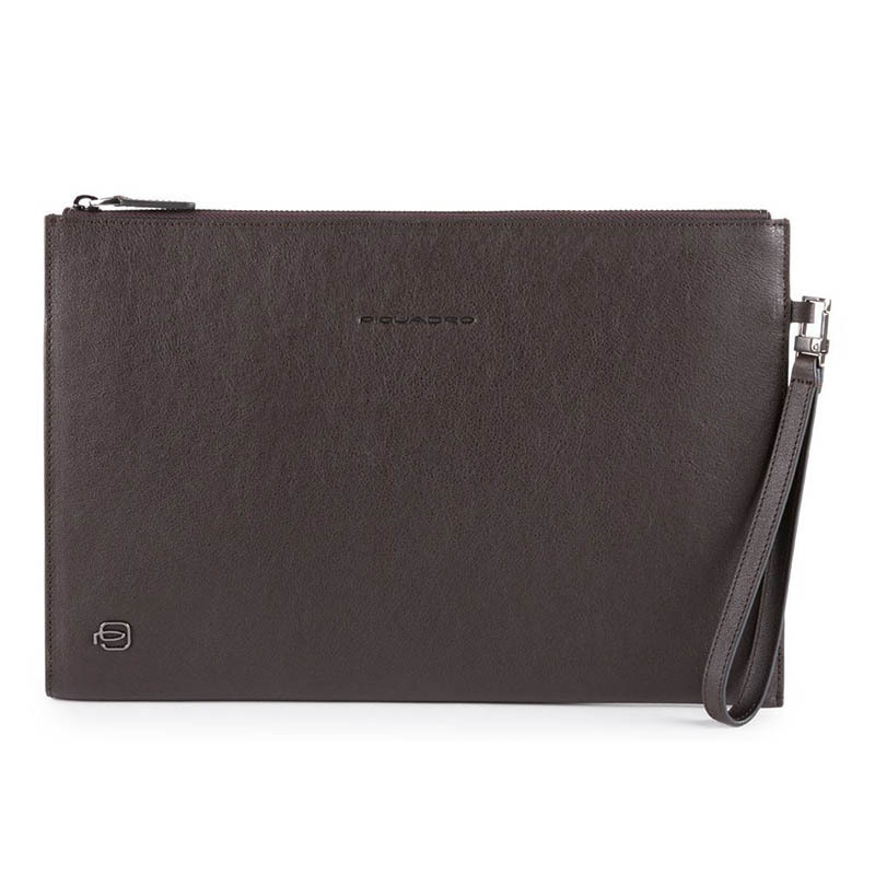 

Клатч Piquadro Black Square D.Brown с отдел. д/iPad