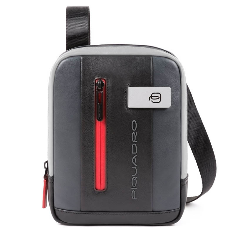 

Мужская сумка Piquadro URBAN Grey-Black с отд. для iPad mini