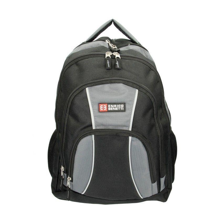 

Городской рюкзак Enrico Benetti MARTINIQUE 28 л Black-Grey
