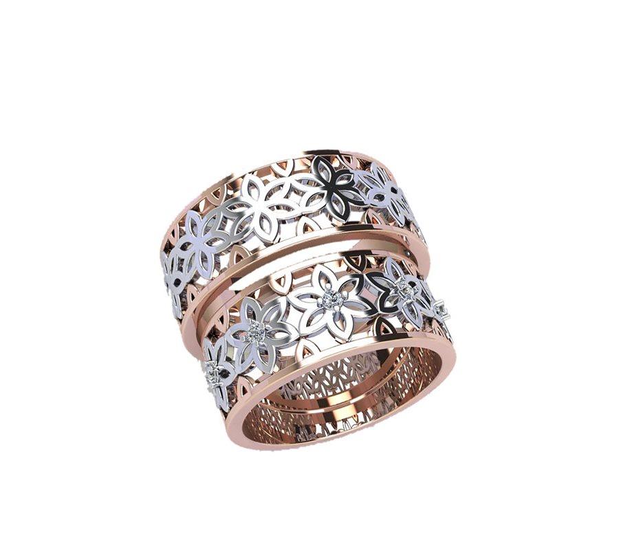 

Обручальные кольца широкие Maxi Silver 8273 ZL, размер 18.5