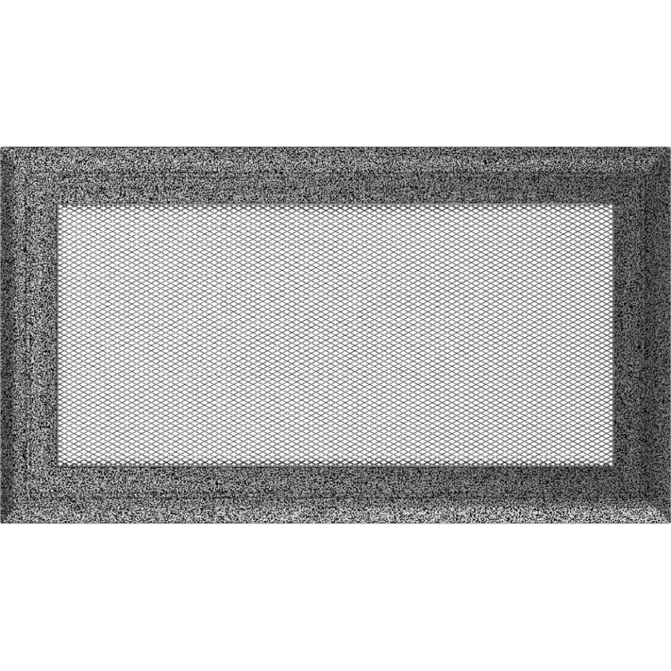 

Вентиляційна решітка Kratki Oskar чорно-срібна 17x30