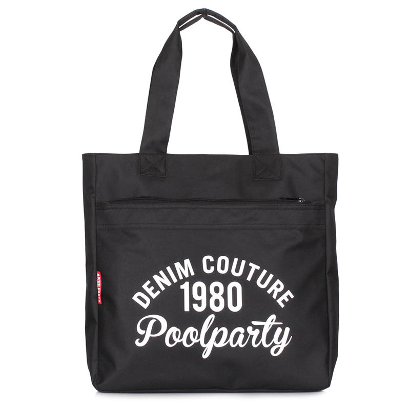 

Женская сумка Poolparty Old School Черная (oldschool-oxford-black)