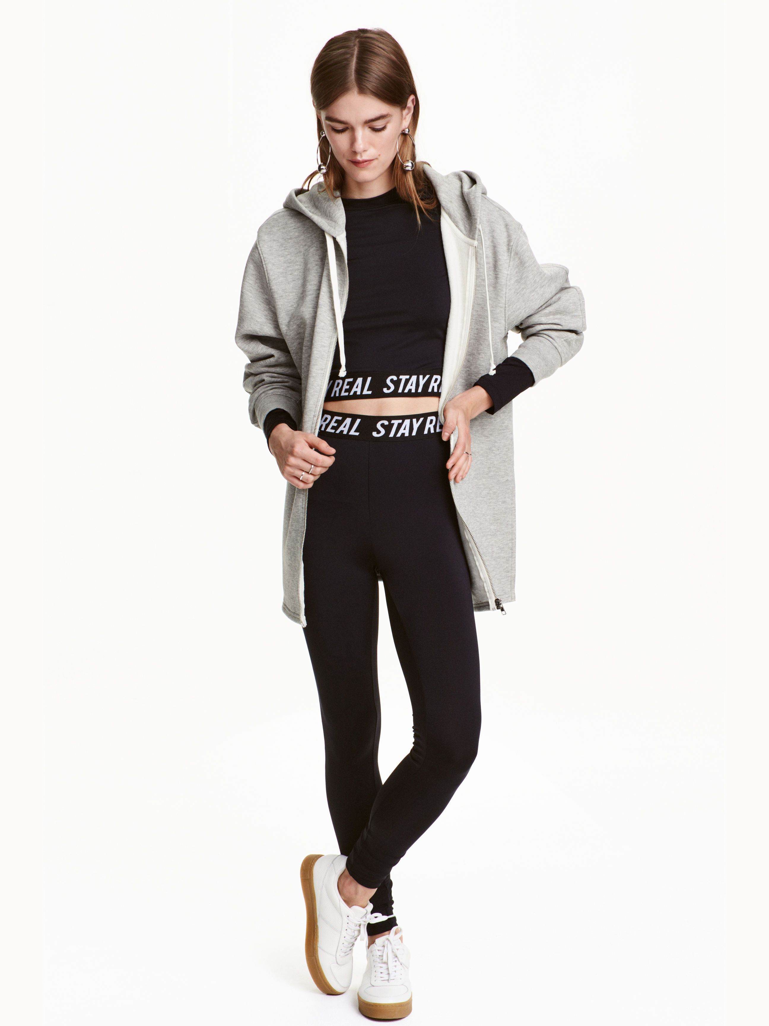 

Спортивные леггинсы H&M 4545864-AAPU М Черные