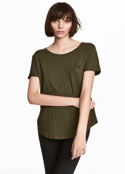 

Футболка H&M M Хаки (1084-146)