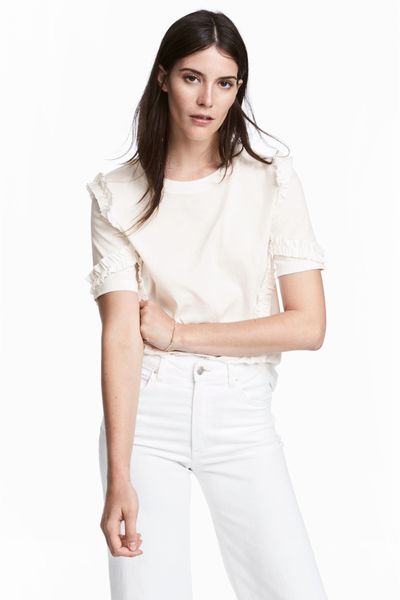 

Футболка H&M М Молочная (1200-744)