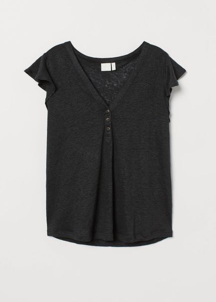 

Футболка H&M M Темно-серая (1091-741)