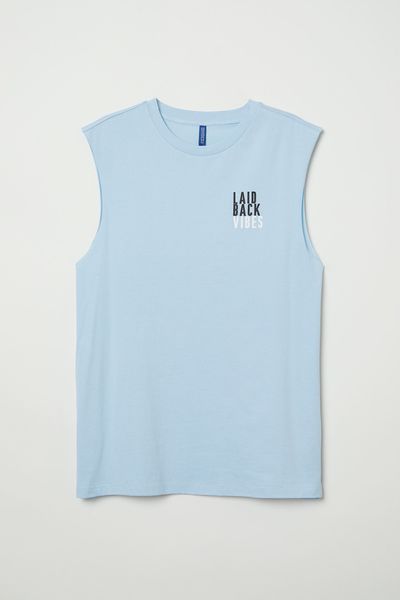 

Майка H&M XL Голубая (1200-798)