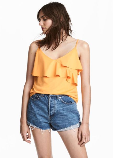 

Майка H&M XL Оранжевая (1081-394)