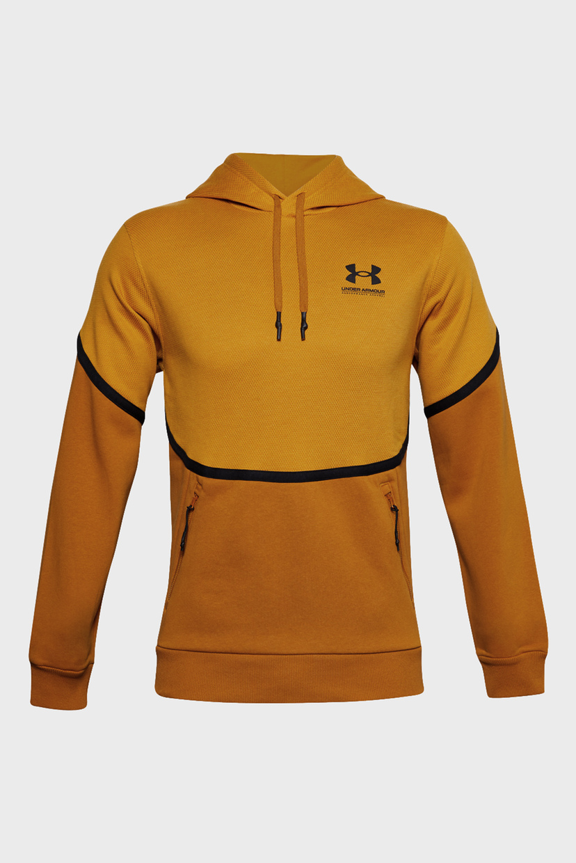 

Мужское горчичное худи UA Rival Fleece AMP Under Armour 3XL 1357090-711
