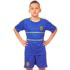 

Форма футбольная детская SP-Sport УКРАИНА Sport CO-1006-UKR-13 р-р XS Синий (SKL024094)