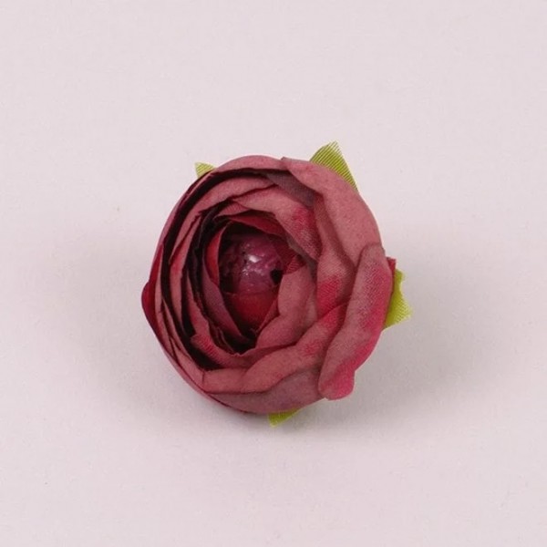 

Головка Камелии мини бордовая Flora 23893 48шт