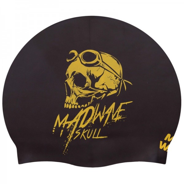 

Шапочка для плавания MadWave SWIM SCULL reversible M055025 Черный (SKL024259)