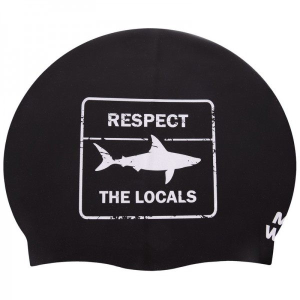 

Шапочка для плавания MadWave RESPECT reversible M055024 Черный (SKL024258)