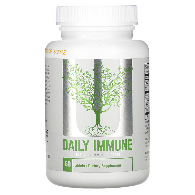 

Витамины Universal Nutrition Daily Immune 60 таб Без вкуса (2281f51)