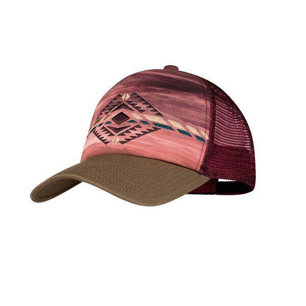 

Кепка Buff TRUCKER CAP sykora maroon L/XL Разноцветный