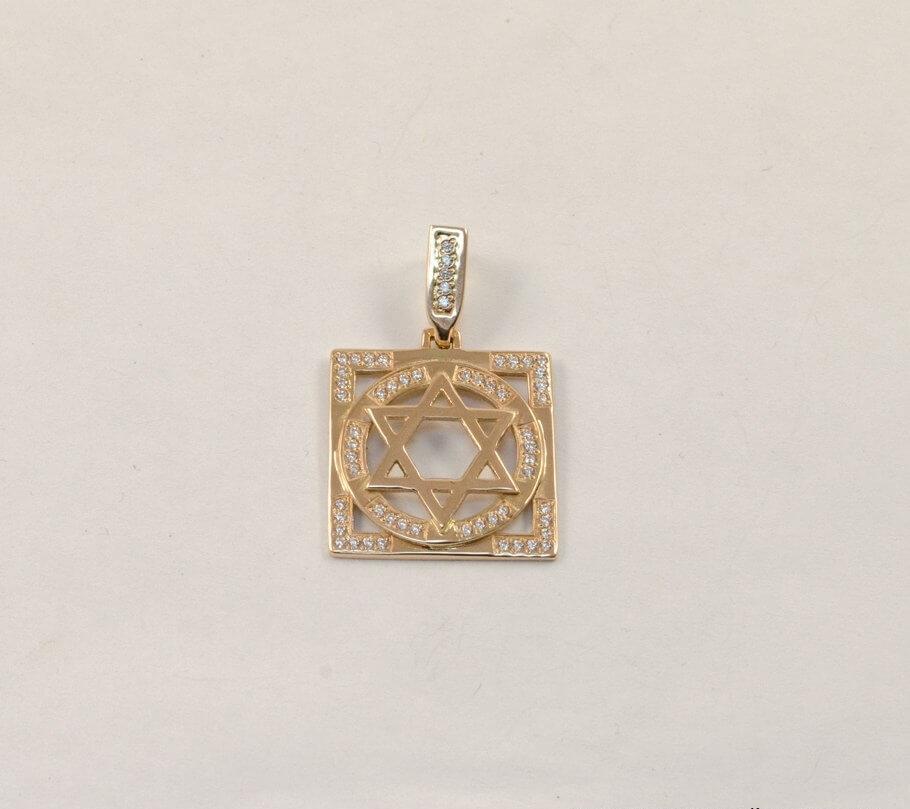 

Звезда Давида оберег Maxi Silver 7984