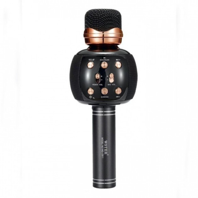 

Беспроводной микрофон караоке блютуз WSTER WS-2911 Bluetooth динамик USB