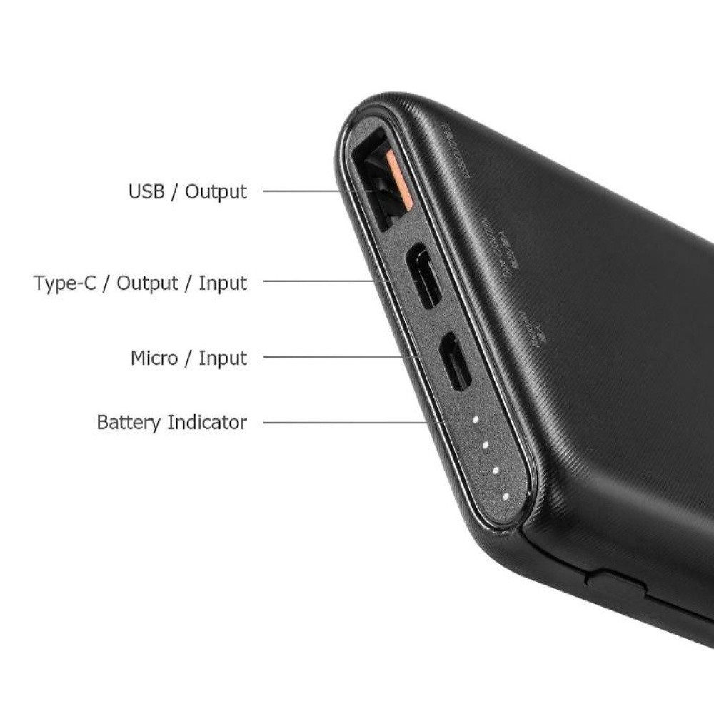 

УМБ Power Bank Baseus Bipow Quick Charge Power Bank PD+QC 10000mAh 18W Black