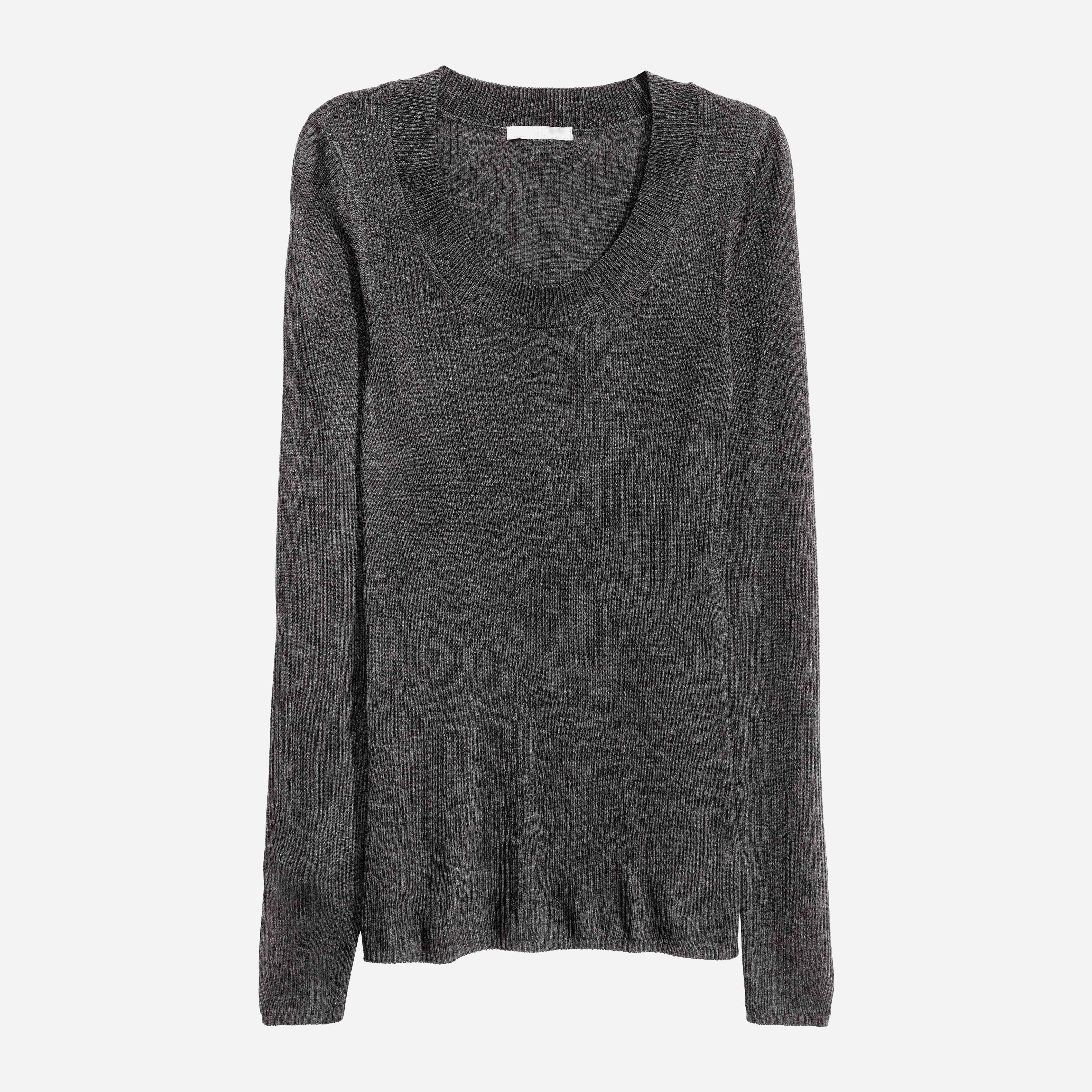 

Джемпер H&M 4103314-ACXW 40 Темно-серый