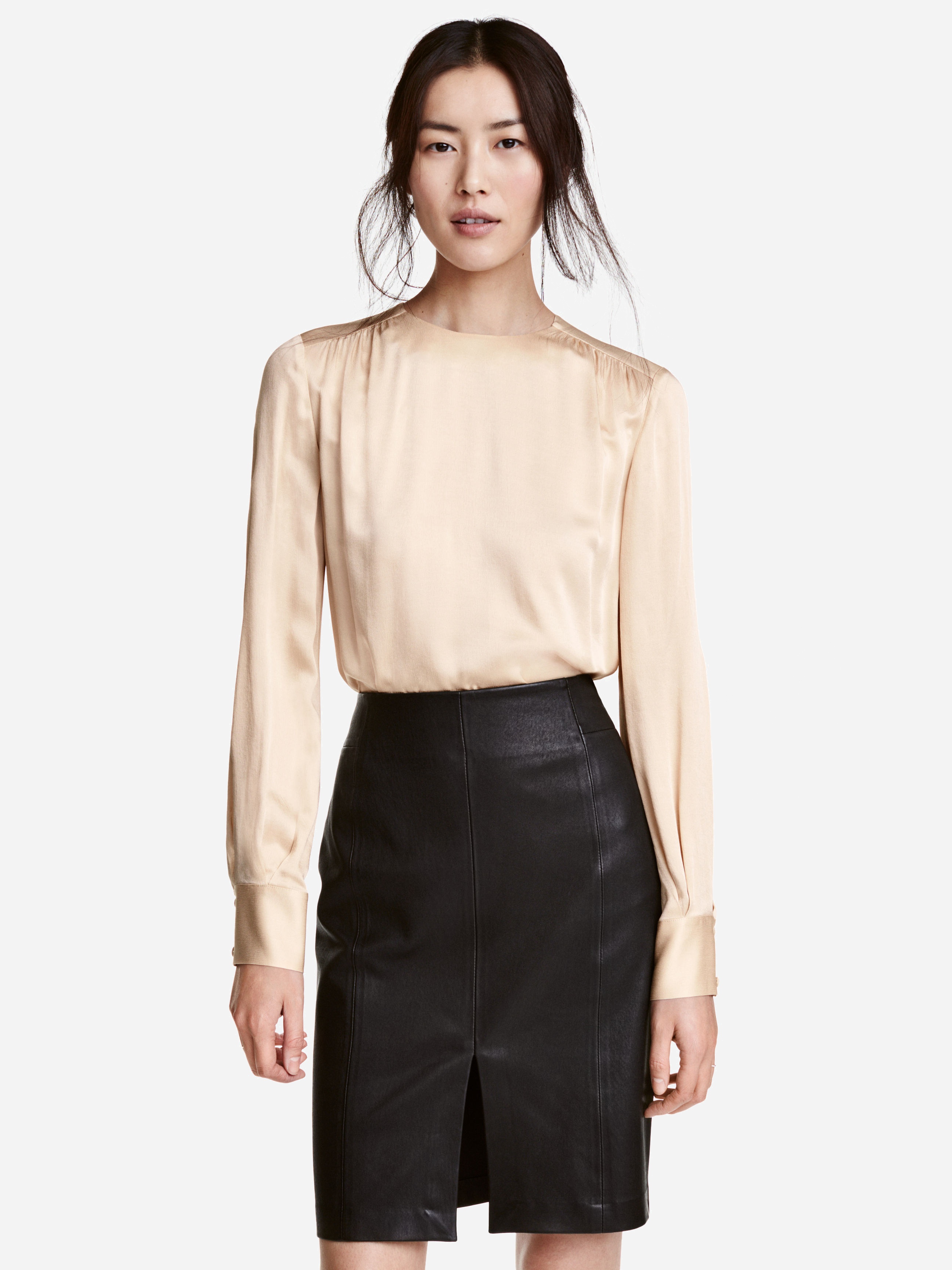 

Блузка H&M 4620545-ABAK 44 Молочная