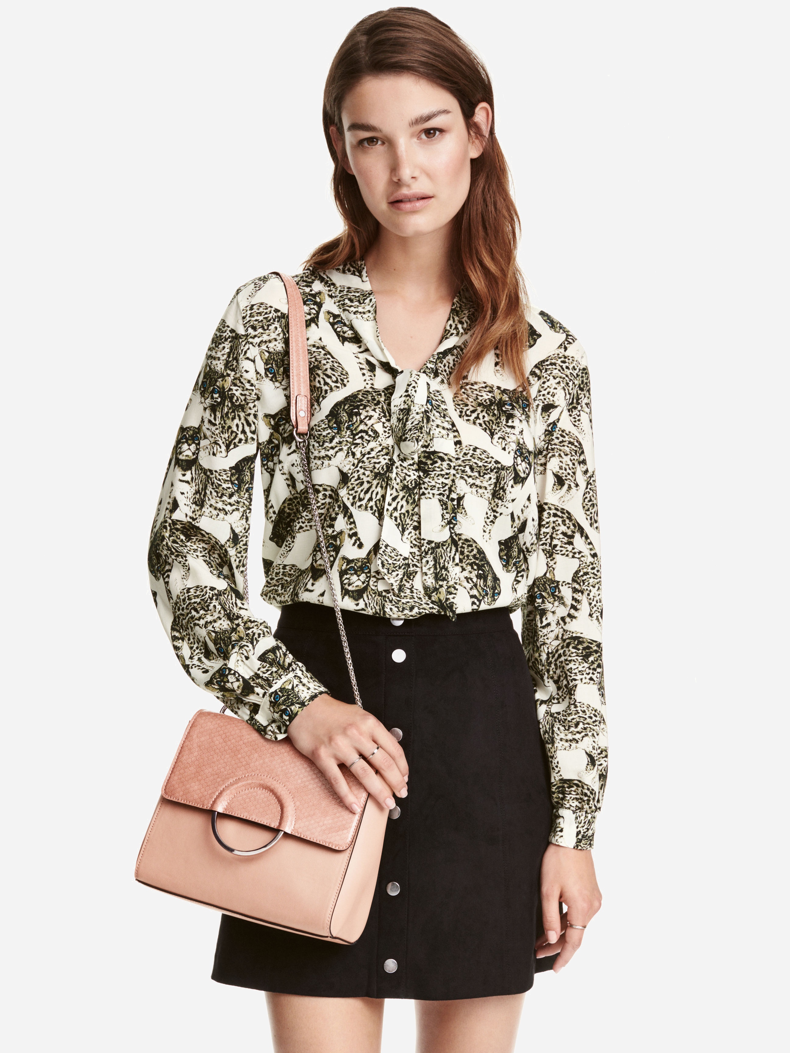 

Блузка H&M 4014794-AAPB 32 Белая