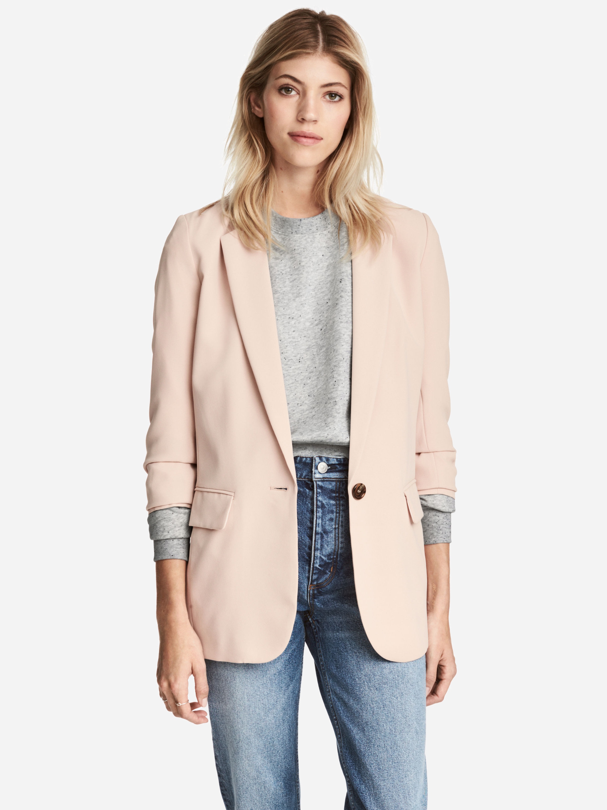 

Пиджак H&M 4849015-ACWV 40 Светло-розовый