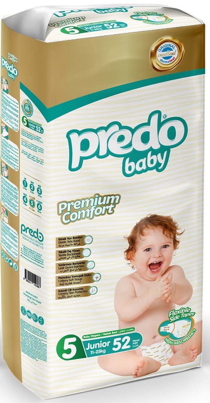 

Подгузники PREDO BABY 5 11-25 кг 52 шт