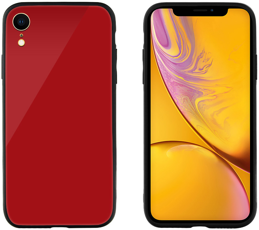 

Панель Intaleo Real Glass для Apple iPhone Xr Red