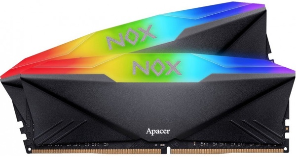 

Пам'ять DDR4 RAM 16GB Apacer 2400MHz PC4-19200 (Kit of 2x8GB) NOX RGB (AH4U16G24C04YNBAA-2)