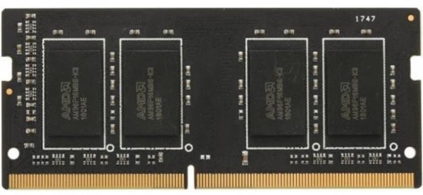

Пам'ять SoDDR4 8GB AMD 2666MHz PC4-21300 (R748G2606S2S-U)