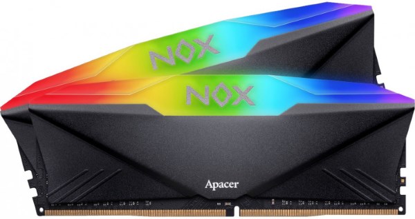 

Пам'ять DDR4 RAM 16GB Apacer 3000MHz PC4-24000 (Kit of 2x8GB) NOX RGB (AH4U16G30C08YNBAA-2)