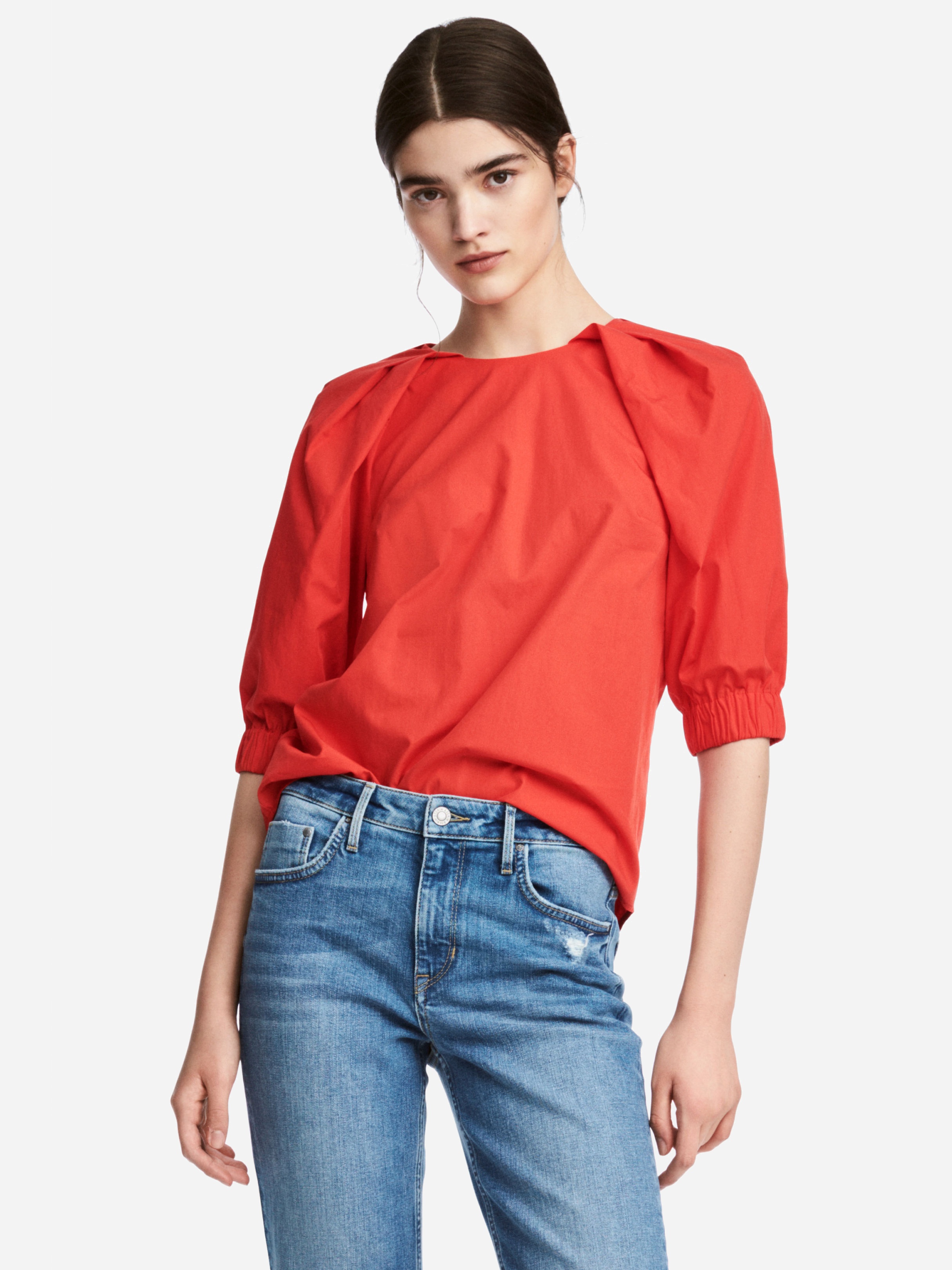 

Блузка H&M 5512576-ACVF 36 Красная