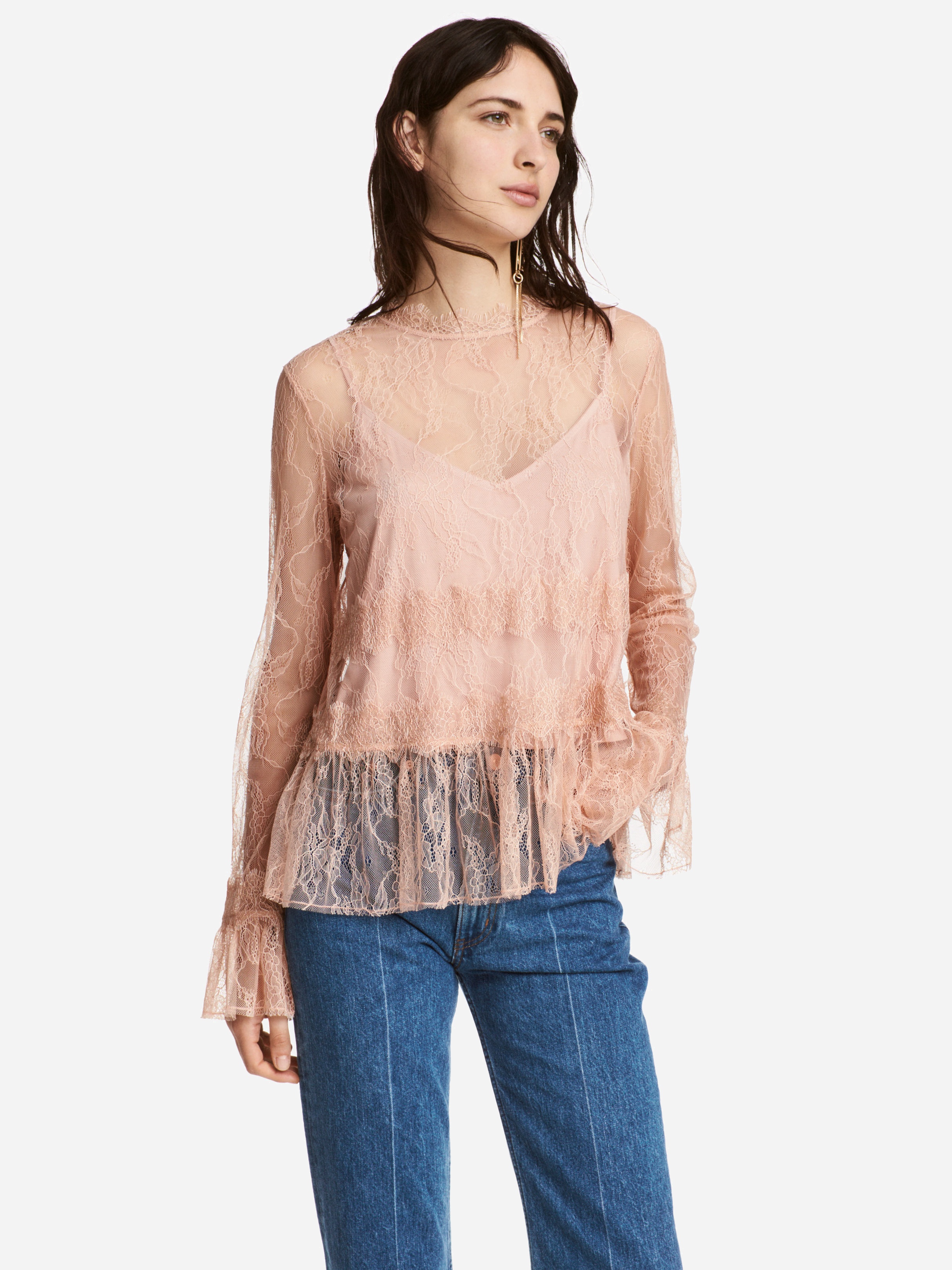 

Блузка H&M 5553206-ACTQ M Бежевая