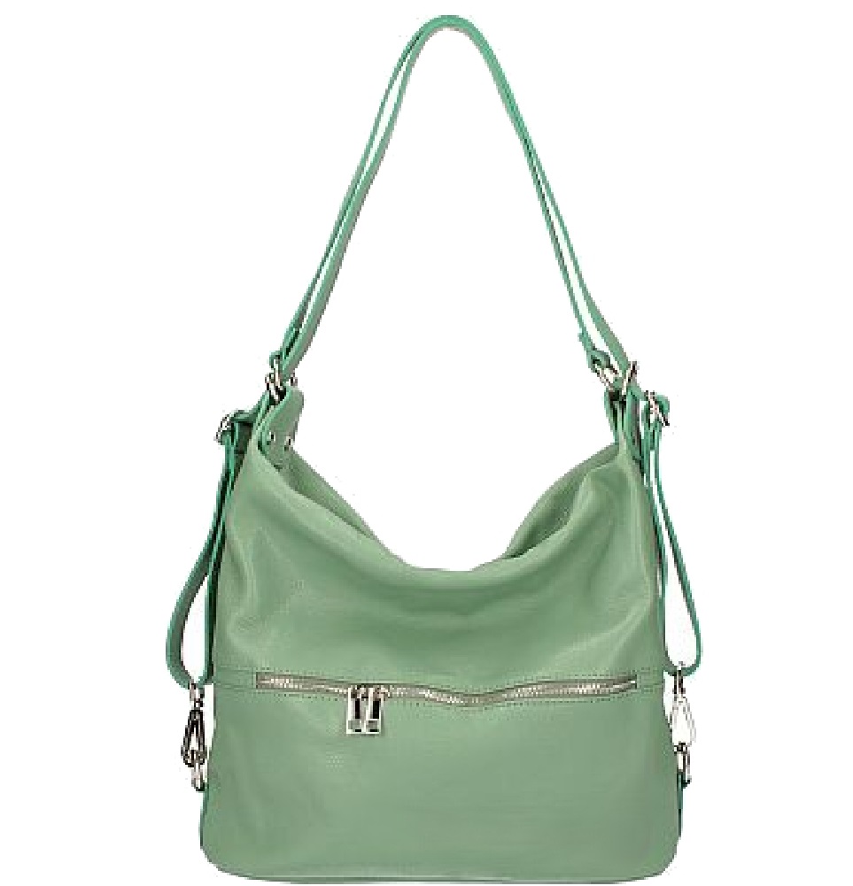 

Женская Кожаная Сумка Рюкзак Italian Bags DB7151 menta