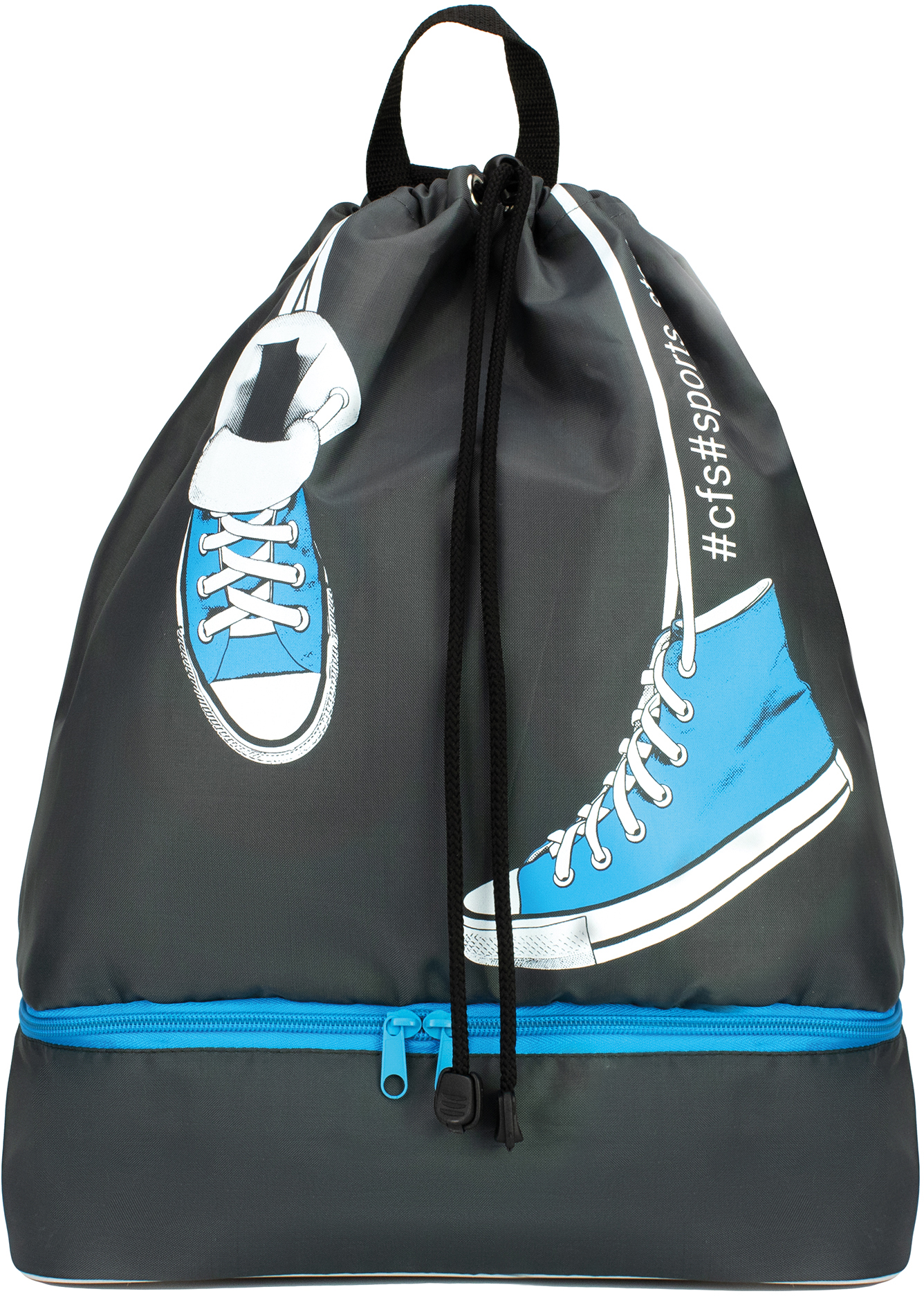 

Рюкзак спортивный Cool For School на одно плечо 17.5” Графитовый (CF86598-07)