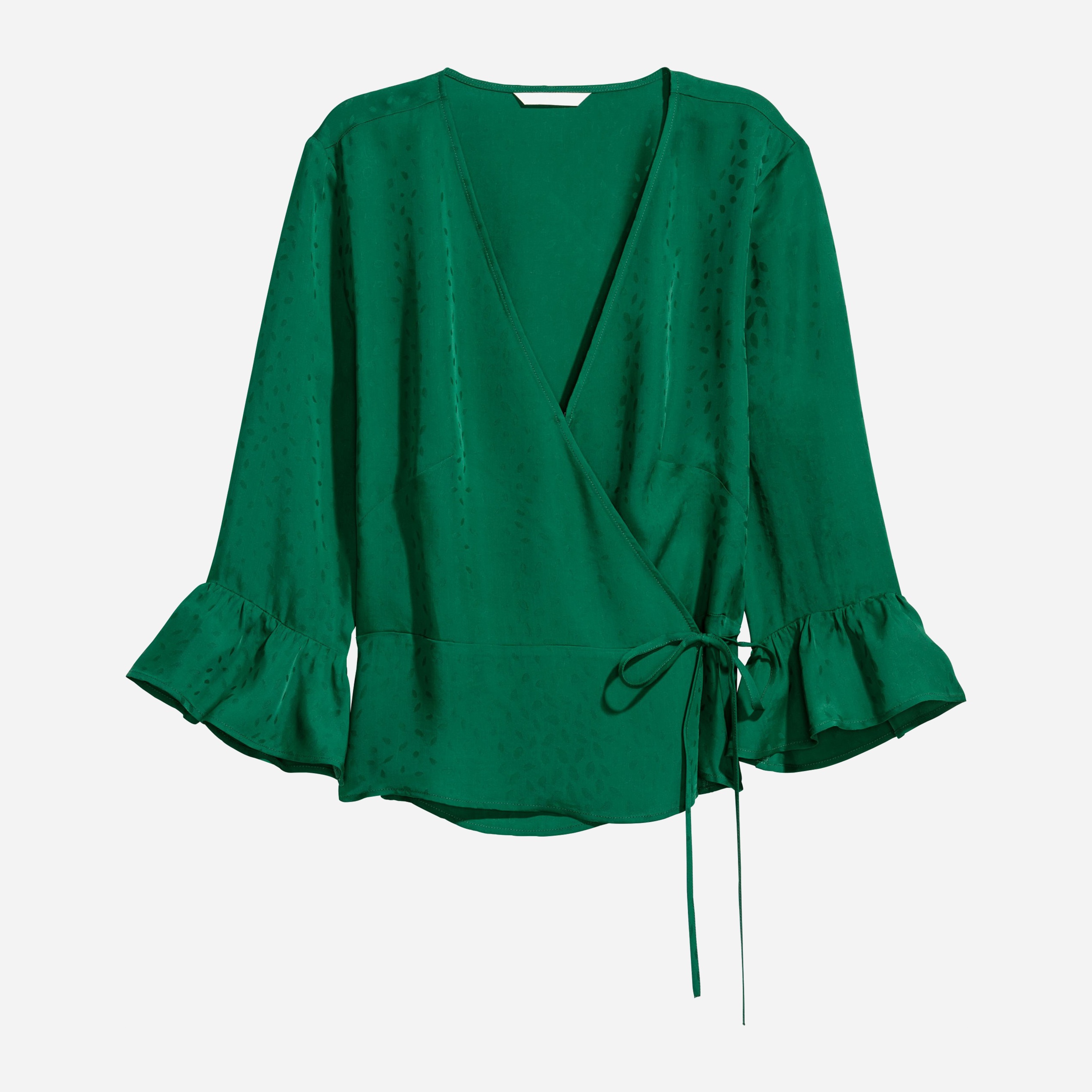 

Блузка H&M 5766986-ACUW 38 Зеленая