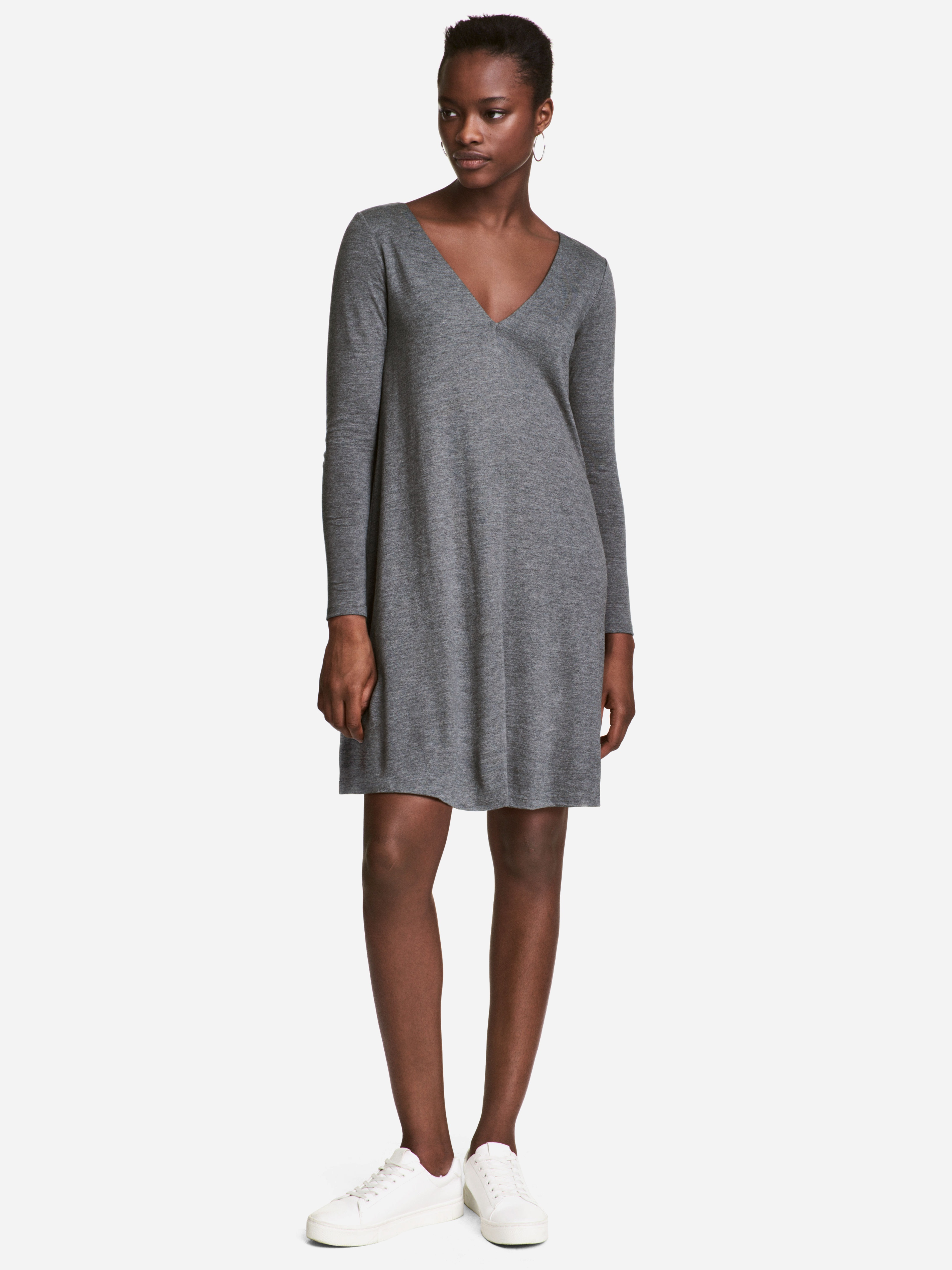

Платье H&M 5636356-ABKU XS Серое