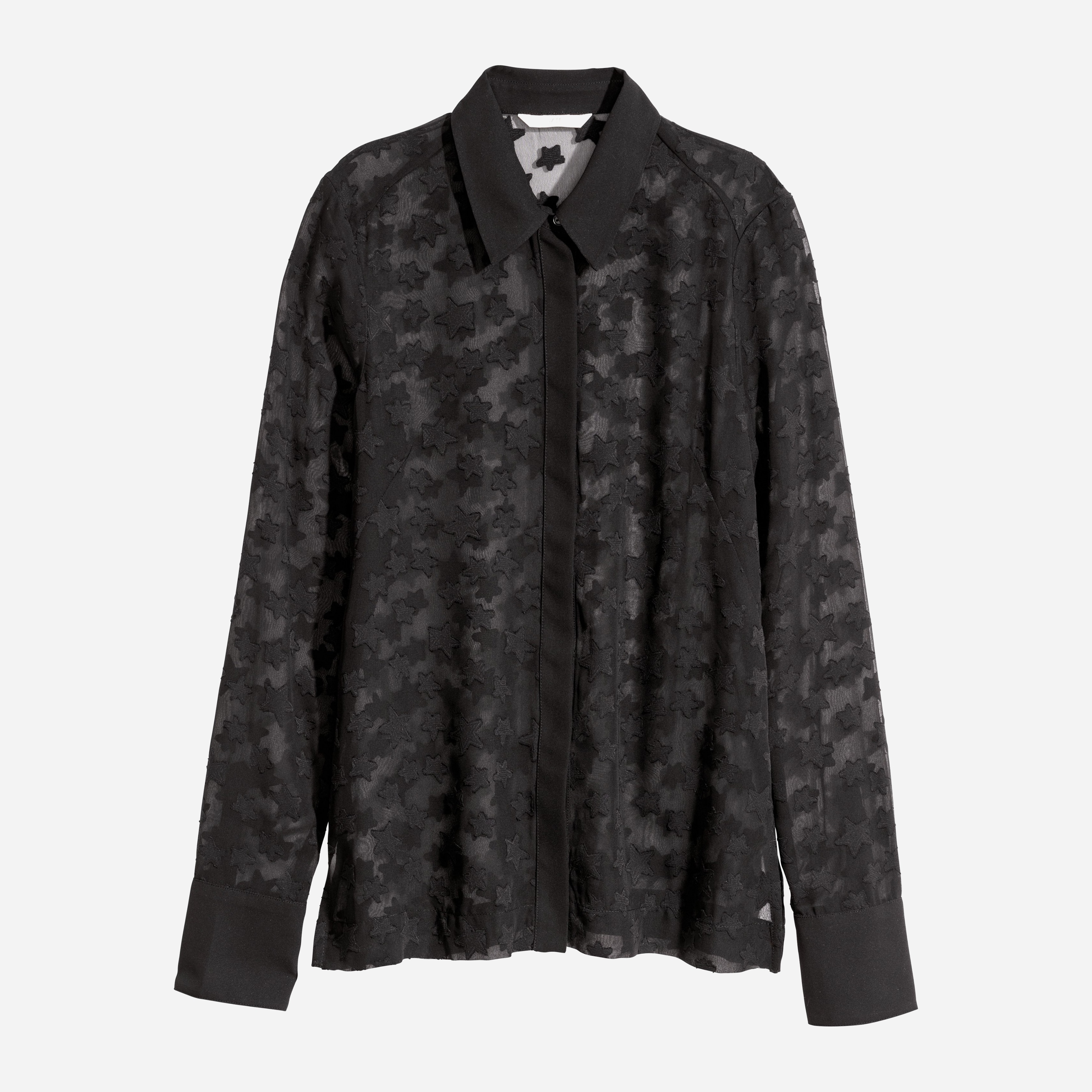 

Рубашка H&M 5484826-ADMZ 34 Черная