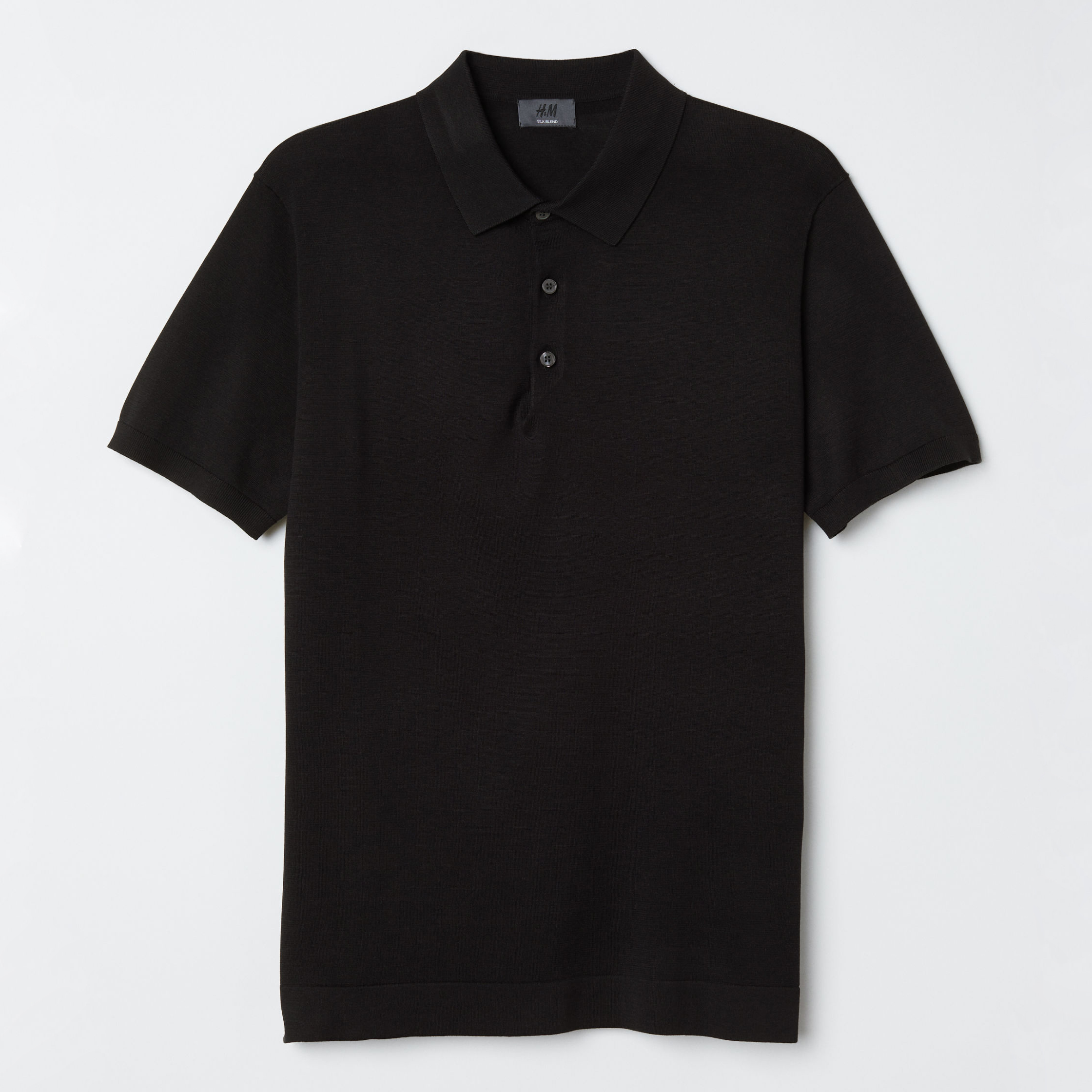 

Поло H&M 4438608-AAAD S Черное