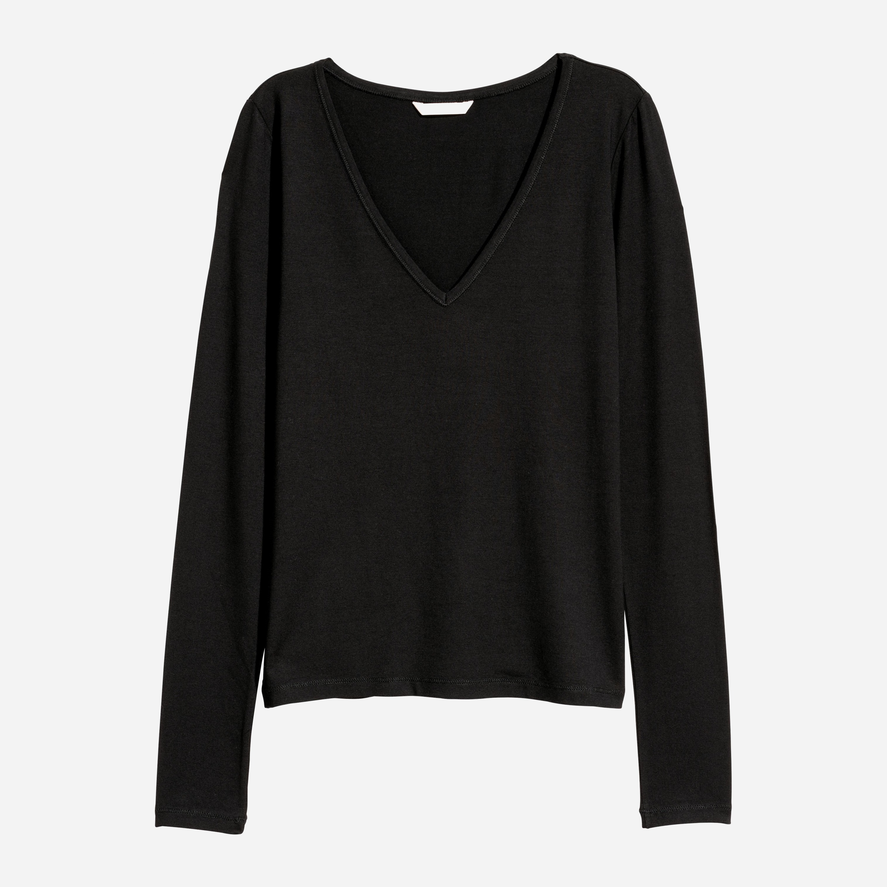 

Лонгслив H&M 6347017-AAAD 32 Черный