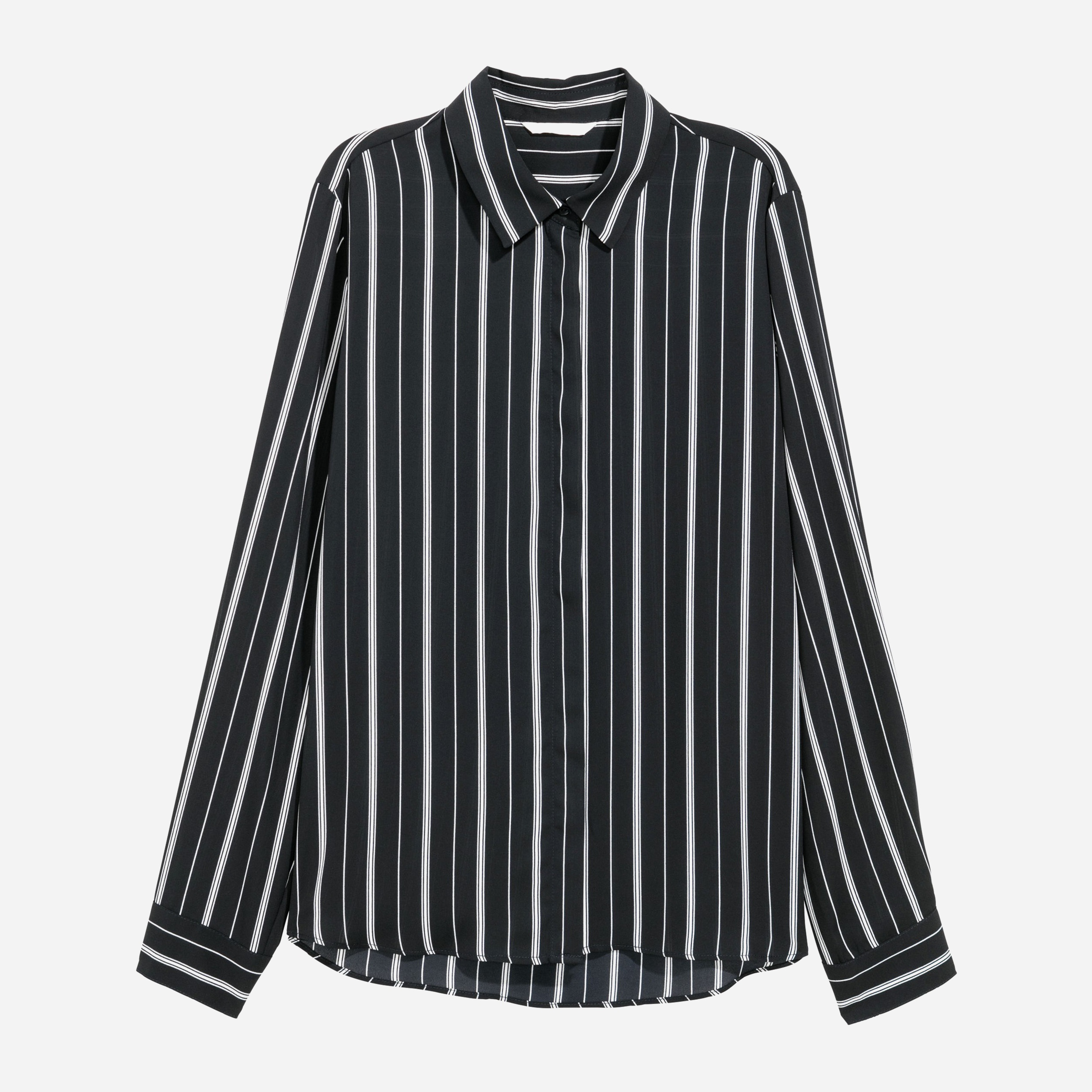 

Рубашка H&M 6295517-ABLO 34 Темно-синяя
