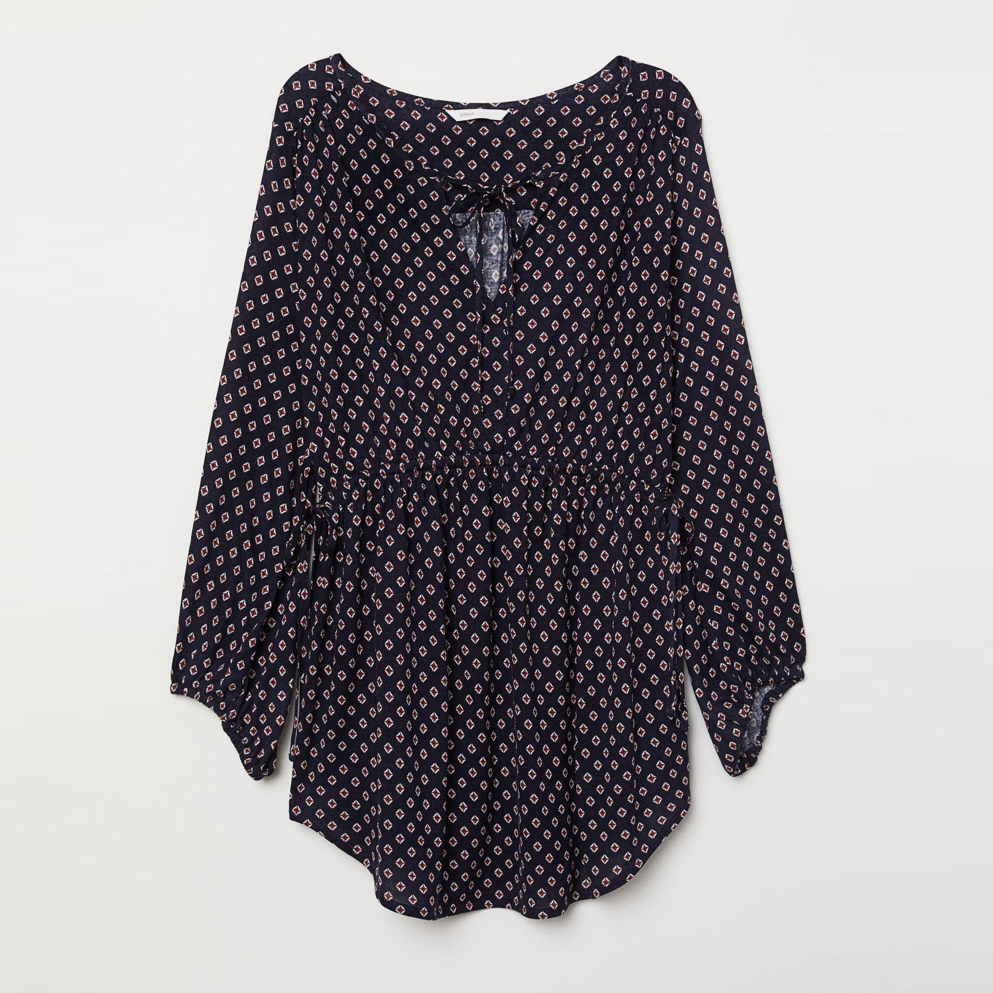 

Блузка для кормящих H&M 6151428-AANS XL Синяя