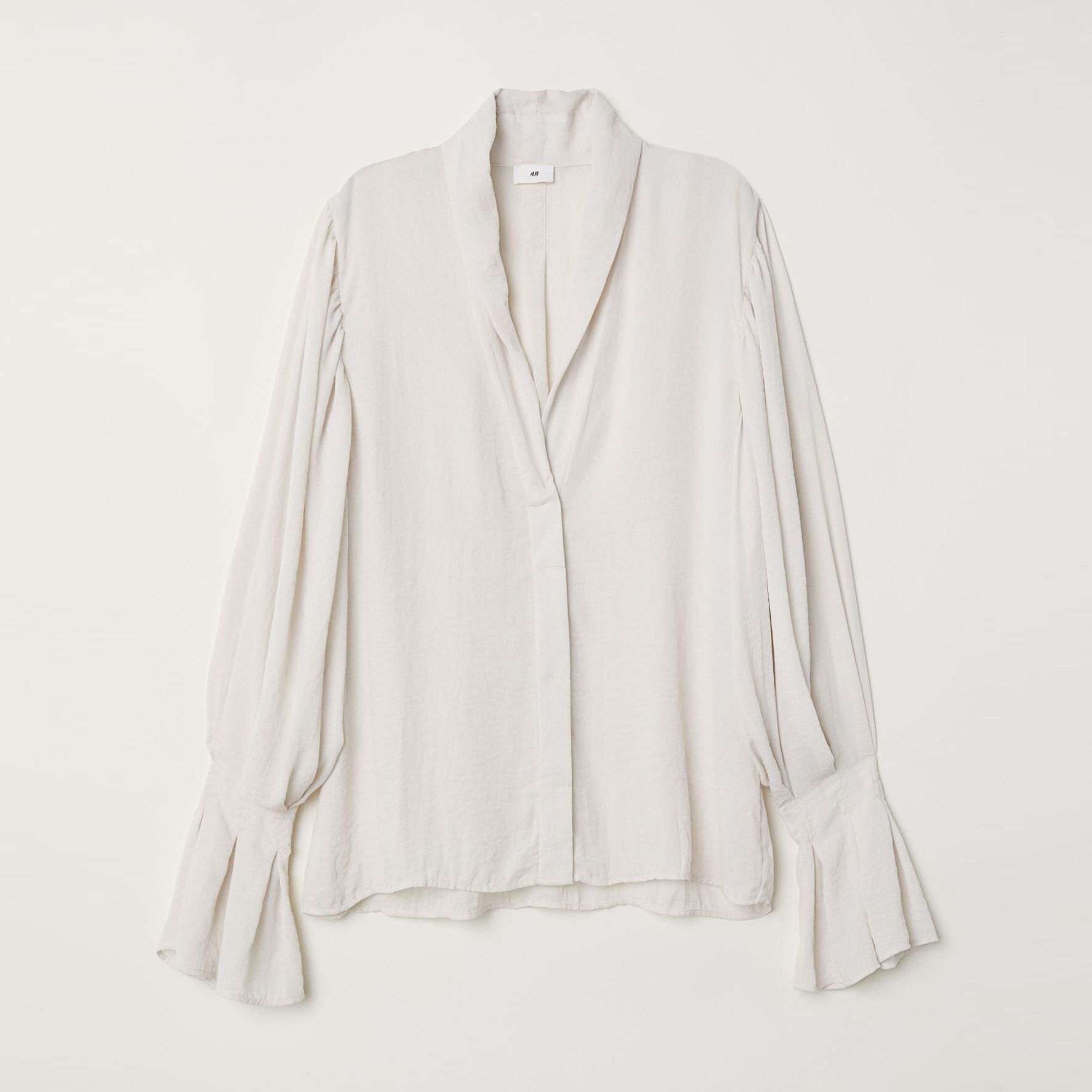 

Блузка H&M 6592938-ACWJ 36 Светло-бежевая