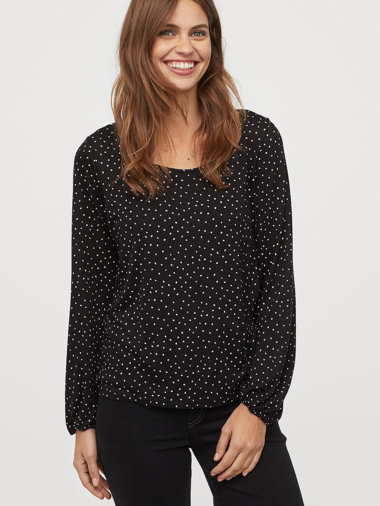 

Блузка H&M 6698649-ABPP S Черная