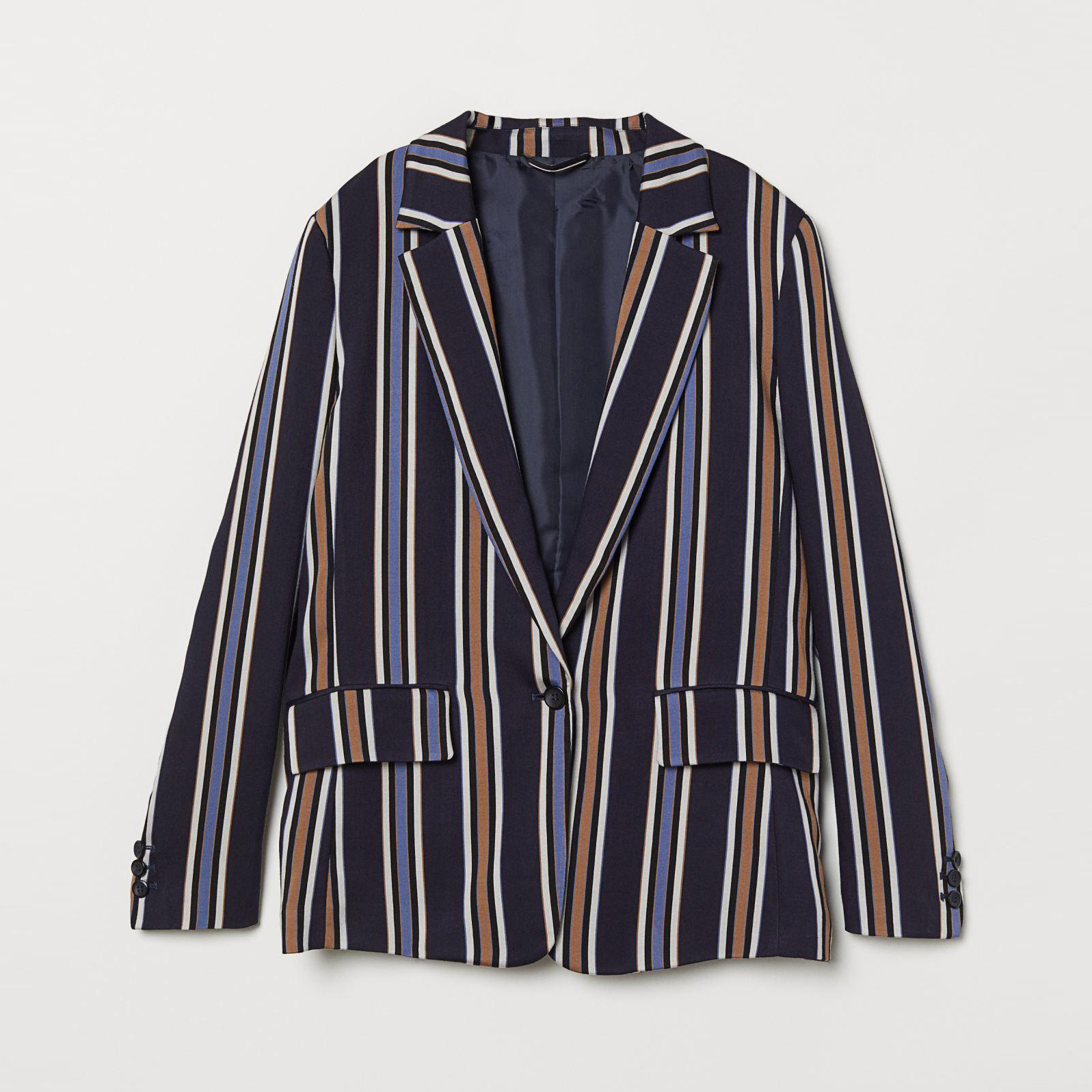 

Жакет H&M 6755088-ABLO 46 Темно-синий