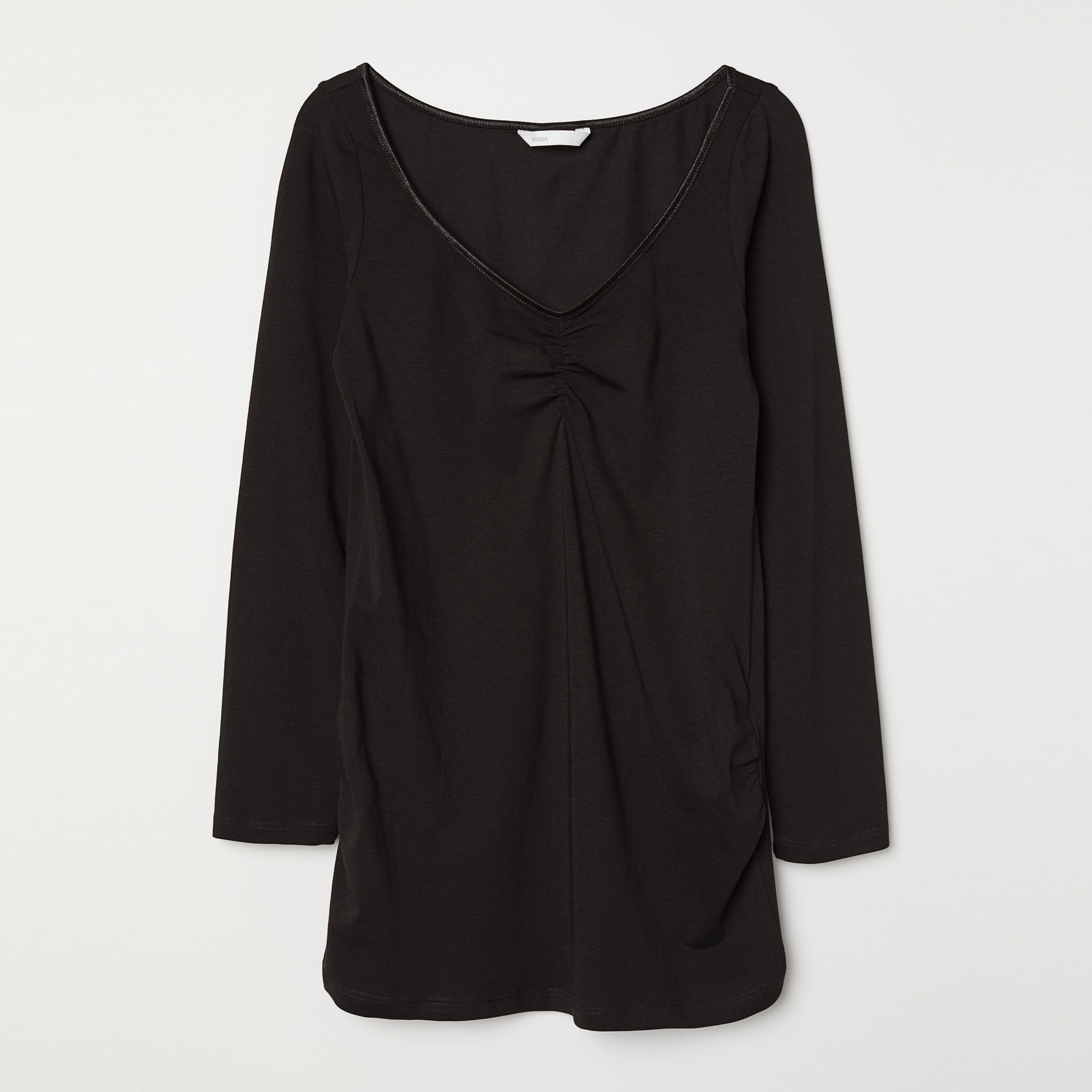 

Лонгслив для беременных H&M 6542158-AAAD L Черный