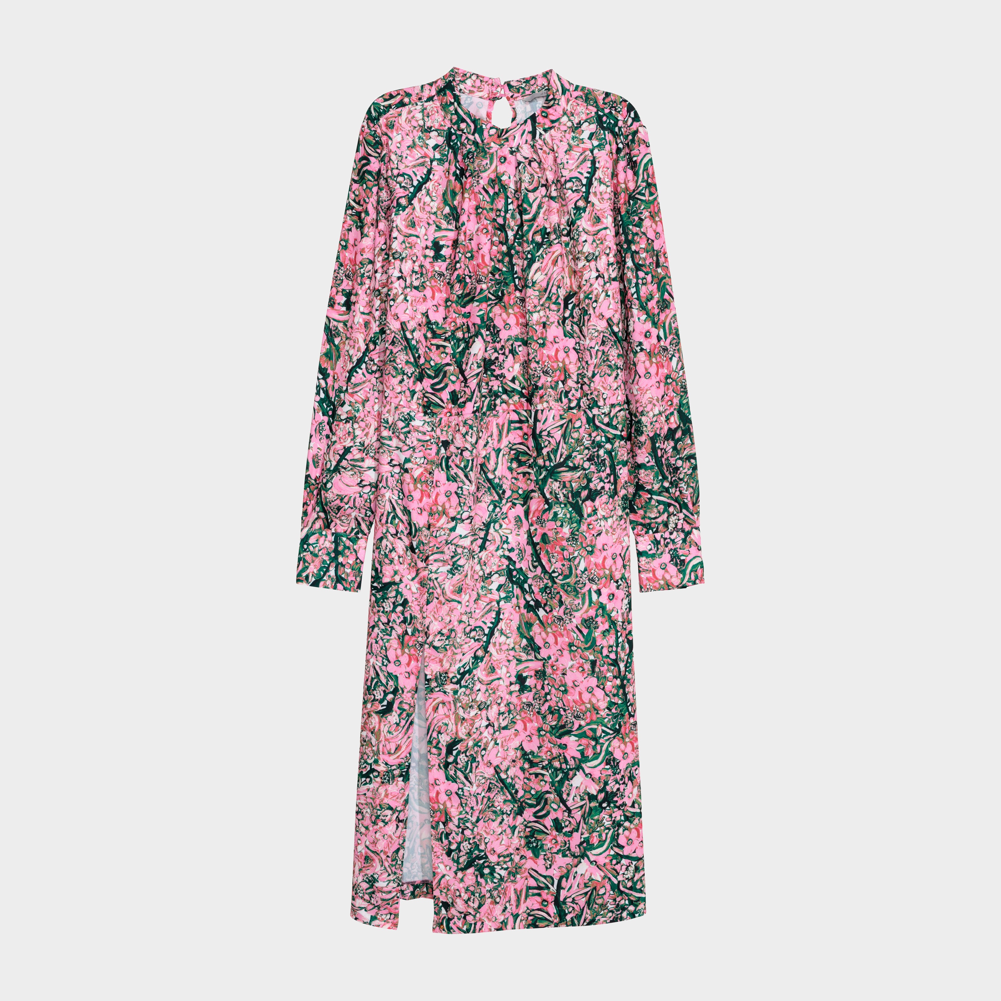 

Платье H&M 6110397-ADYD 34 Розовое с зеленым