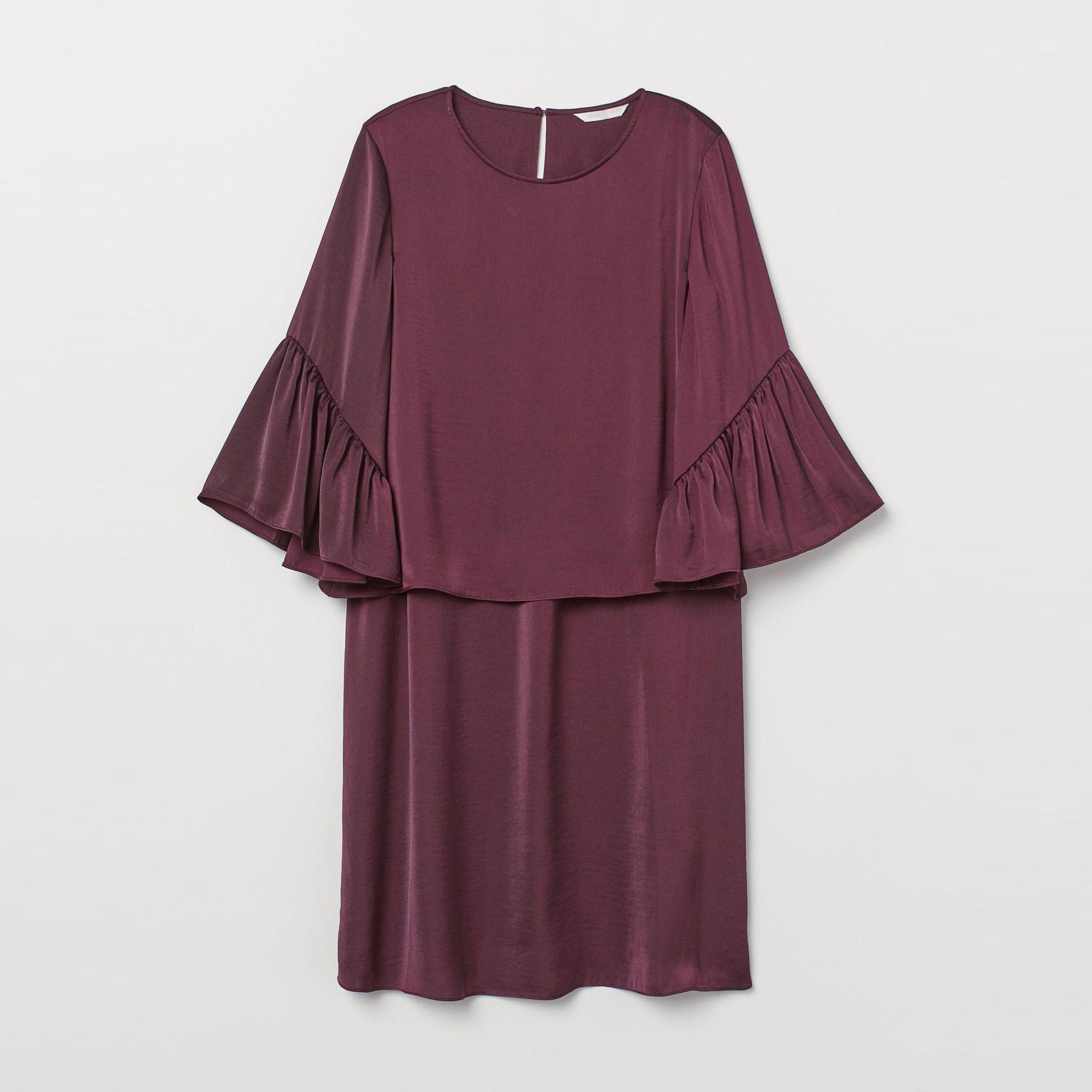 

Платье для беременных H&M 6995238-ACXF L Сливовое