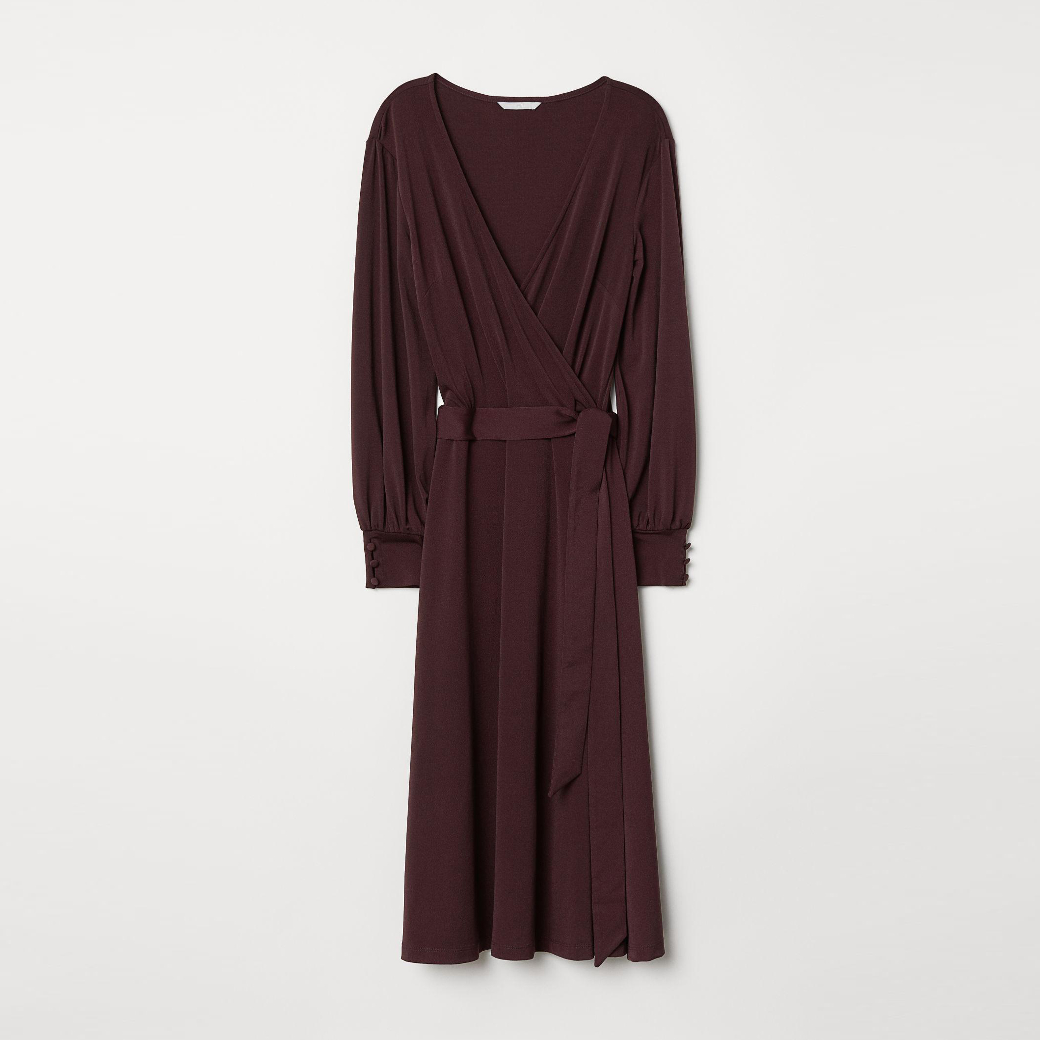 

Платье H&M 6654818-ACXX M Темно-фиолетовое